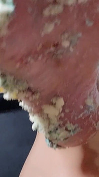 Foot Cake Play Masturbating