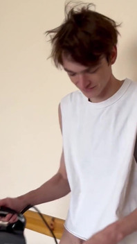 Why is Tommy ironing Hans' shirt on a Monday morning? 