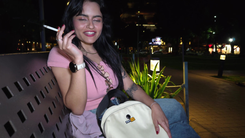 cxlila: มือใหม่จีบสาวกลางแจ้ง แฟนสาวลาติน่าเป้ Pornhub ดูดลึกยาว แล้วเย็ดดิบแตกใน