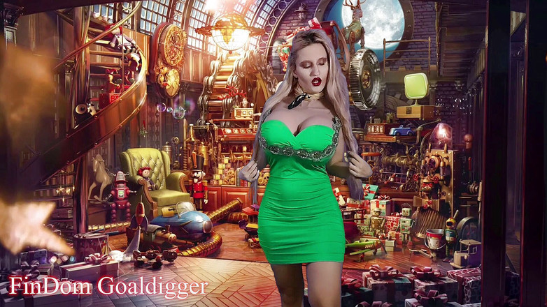 FinDom Goaldigger: 新年に向けてテディベアに変身する魔法!