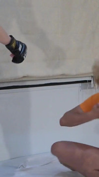 The Sadistic Female President Uses Bad Employees as Human Punching Bags and Face Tramples Them with Her Feet, Butt and Pussy