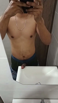 So Hot Masturbating in the Bathroom
