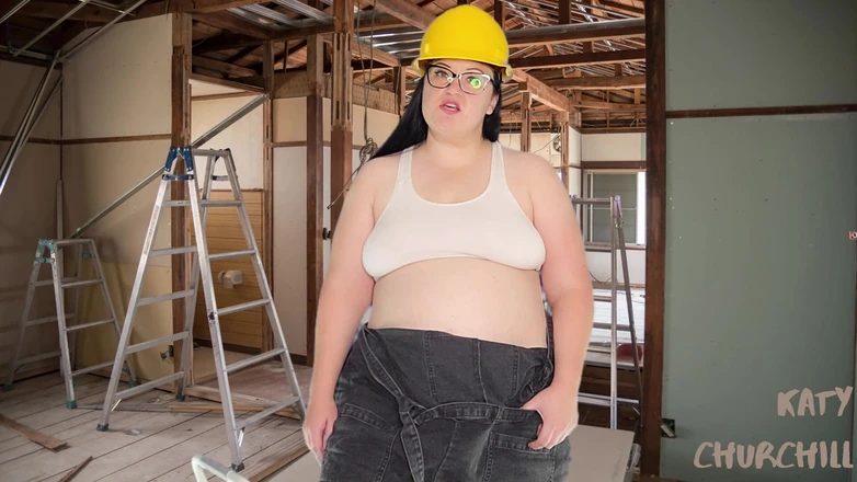 Katy Churchill: Nadržený dodavatel tě vysaje na staveništi