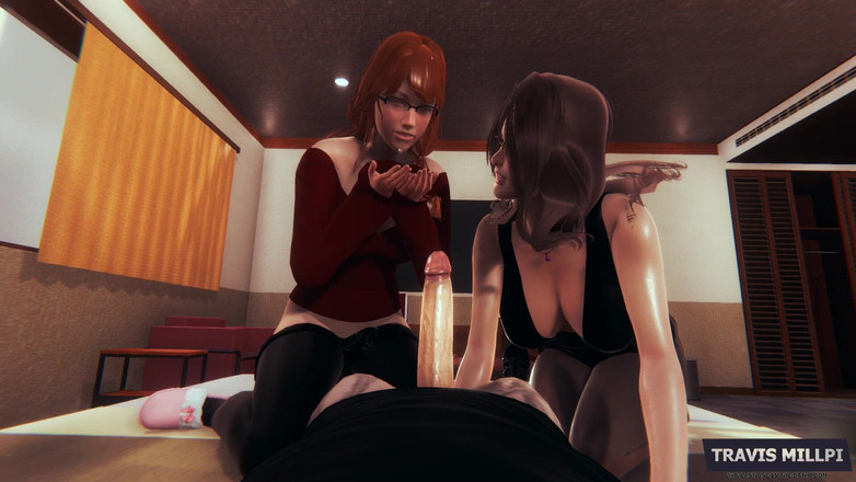 TravisMillpi: Trójkąt z rudą przyrodnią siostrą i brunetką