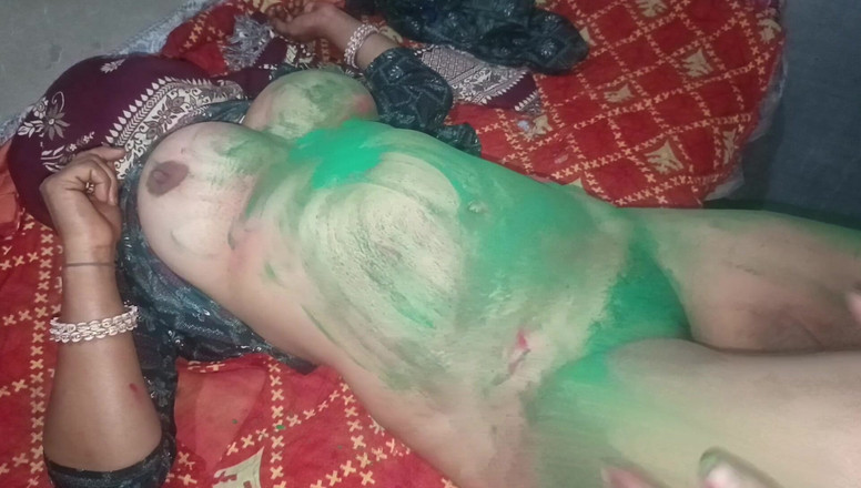 Savita5343: Holi đặc biệt. Chịch bhabhi trên holi