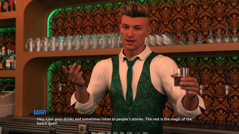 3D Cartoon Porn: Dominos Beach 8: John's Flirty Date Návrh na Fionu