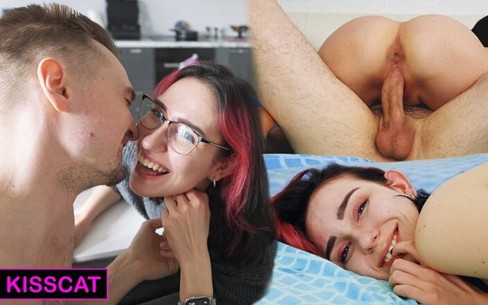 KissCat: Primer plano de sexo casero real romántico de Kisscat