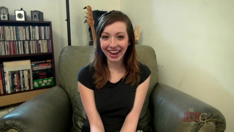 ATKIngdom Fans: Ally Evans lays back and masturbates until she cums