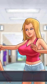 Summertime saga: finding the exams, and dick-riding in the college locker room ep 203