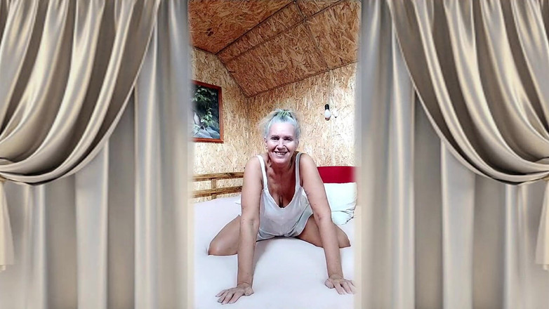 Lukerya: Hot Housewife Lukerya on a Big Soft Bed