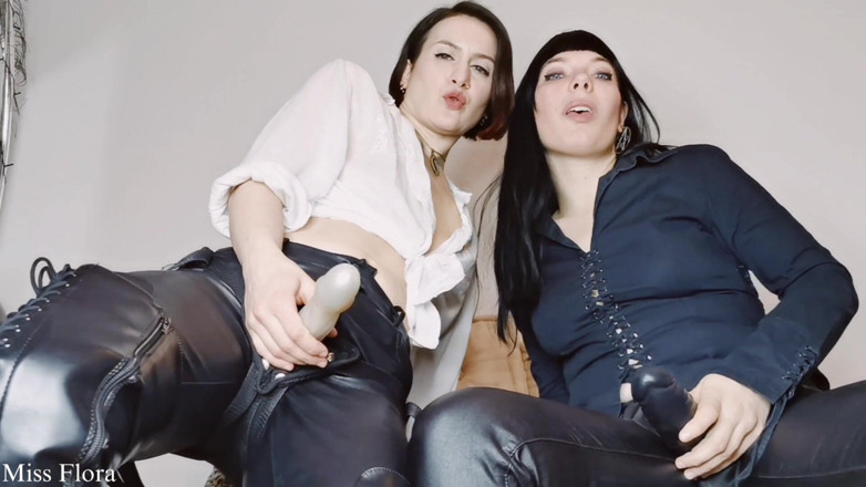 Miss Flora: POV Strap-on Fuck Preparation with Goddess Aurora