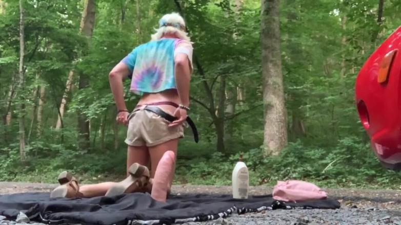 CindieLove: Riskantní zlobivá dildo šukání zadku Sexy Děvka Sissy