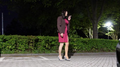 My Red Dress and Glossy Tights Are Getting Peed on thumbnail