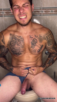 Boygym Close Cum with No Touch