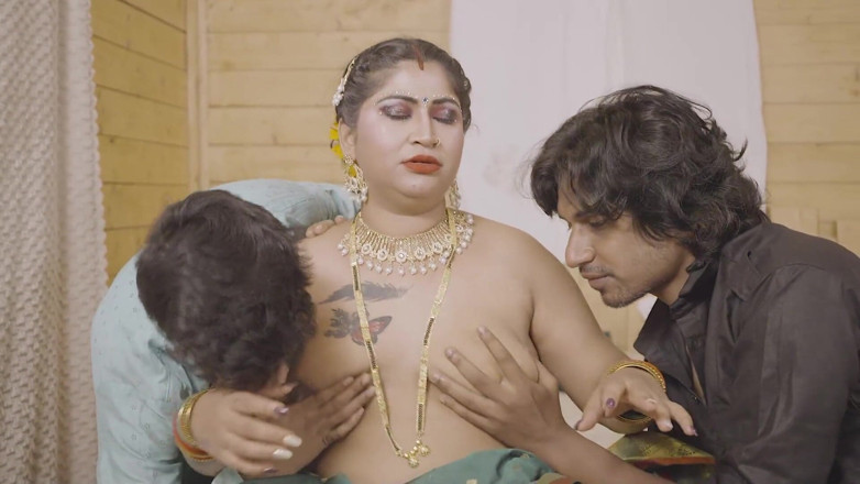 Uncutadda: Suhagrat dan saudara tiri, kisah seks threesome hardcore yang hot...