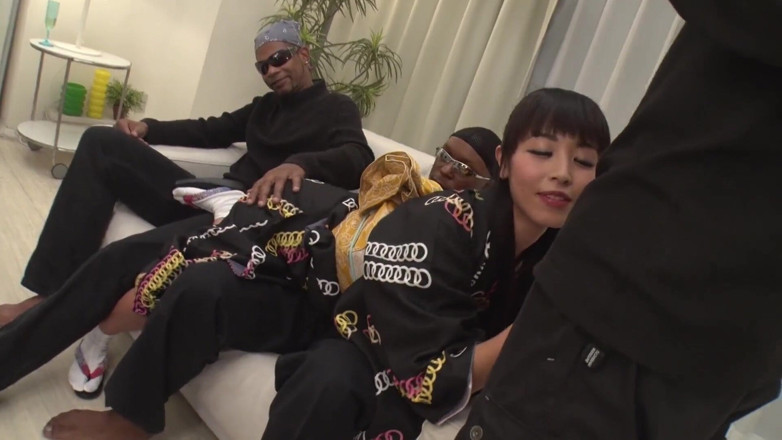 Caribbeancom: Black cocks pounding hot Asian girl