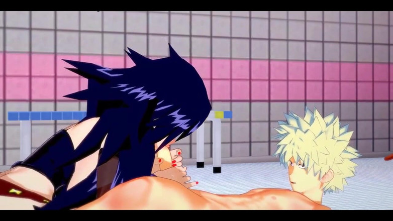 HentaiTubes: My Hero Academia Hentai - Katsuki X Namuri Kayama Hard Sex -...