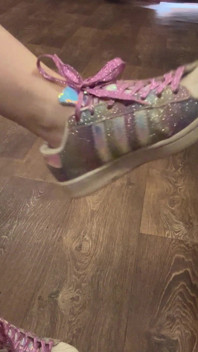 My Sneakers and I'm Wet and Im so Horny!