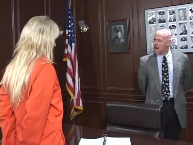 Vintage megastore: Detective fucks the suspect blonde.