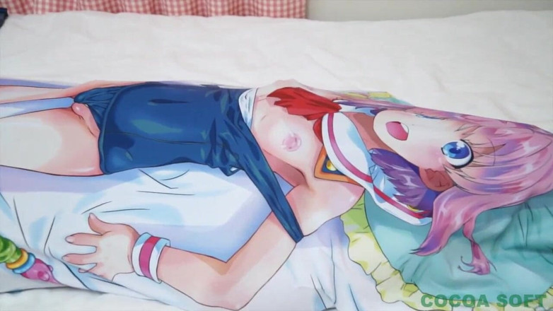 Cocoa Soft: Masturbation in the pillow cover with teen Asian