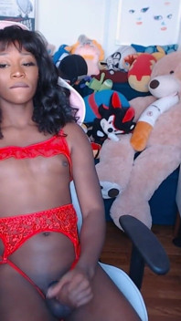 La Trans Nera Vanniall Scarica Una Sborrata Enorme in Uno Spettacolo Completo in Webcam