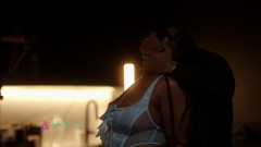 BeastnKitty: Kittylove, salope noire, a les yeux bandés, attachée et baisée...