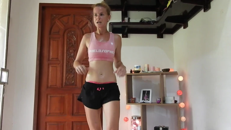 MissAnja_FH: Sweaty Workout W Shinygstring Stuffin/d2