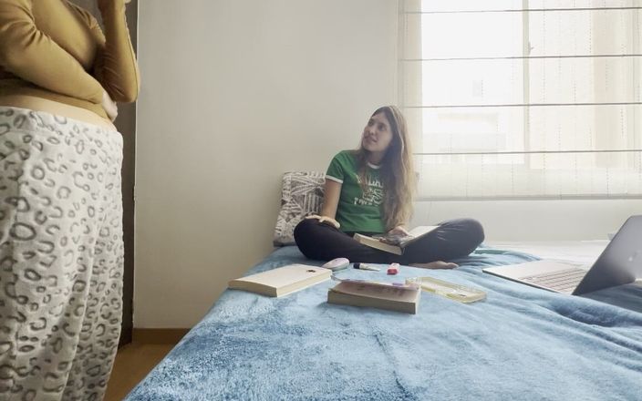 scarlettandc: Two College Women Fuck Hard in the Room
