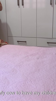 人妻自慰并等待丈夫来怀孕。