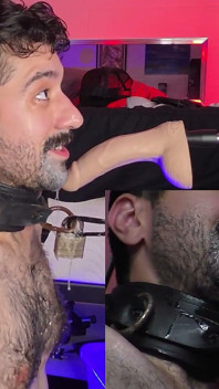 Październik 2026 Na żywo - Nasiąknięty plwocą Ricky Cage Deepthroats Dick przez godzinę!