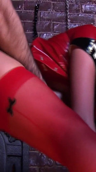 Horny Nurses_scene_4_two Voluptuous Nurses in Latex Dresses Enjoy a DP Orgy