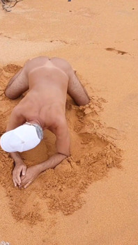 Ladysilva Sissy Hot Ass on the Beach