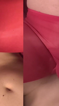 Riding a Bid Dick & Squirting Through Nylon Suit Underwear Cum in Lingerie