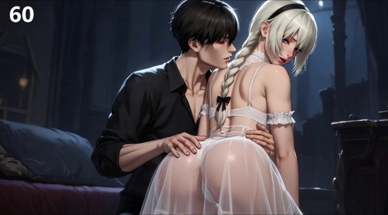 Porn Game Maniac: Krásná dívka si to roztahuje se svým velmi nadrženým mužem