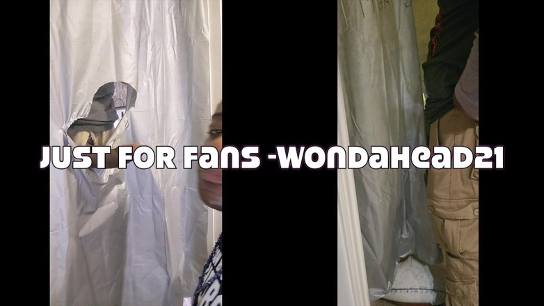 Wondahead21: Sissy's First Glory Hole Action!