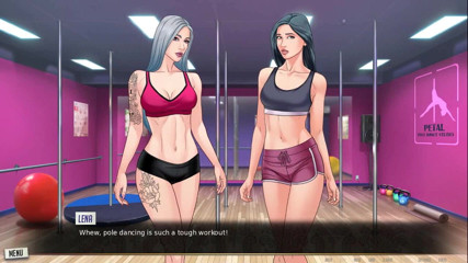 Dirty GamesXxX: Coarda noastră roșie: Lena și prietena ei sexy - ep. 8
