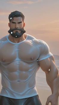 Rockstar Hunk Solo Teasing Balls and Shaft with Cum Splatter