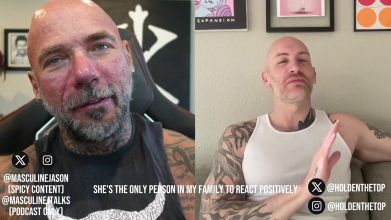 Raw and Uncensored with Masculine Jason: Porn Star Confessions - Holden the Top (episódio 210)