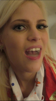 Air Hostess Candee Licious Huge Black Cum Swallow