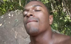 Bem, passei o dia na natureza com anal profundo!