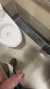 Cum in the Bathroom Stall