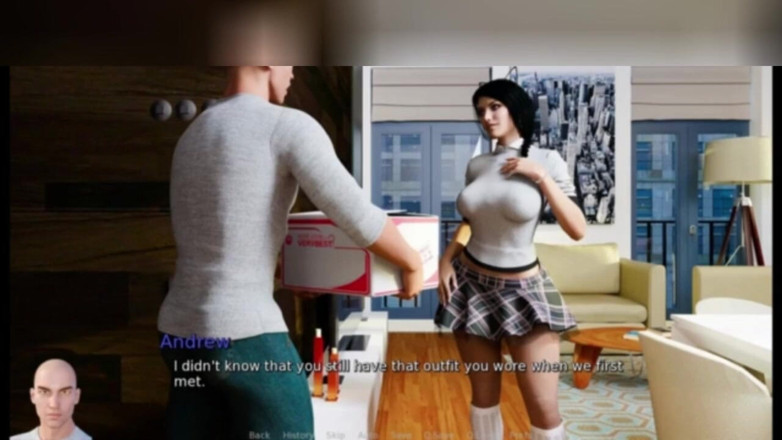 3DXXXTEEN2 Cartoon: Anna pindah ke apartemen barunya. Seks kartun porno 3D