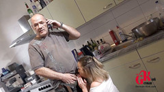 German Kink: Telefon kouření a hluboké kouření