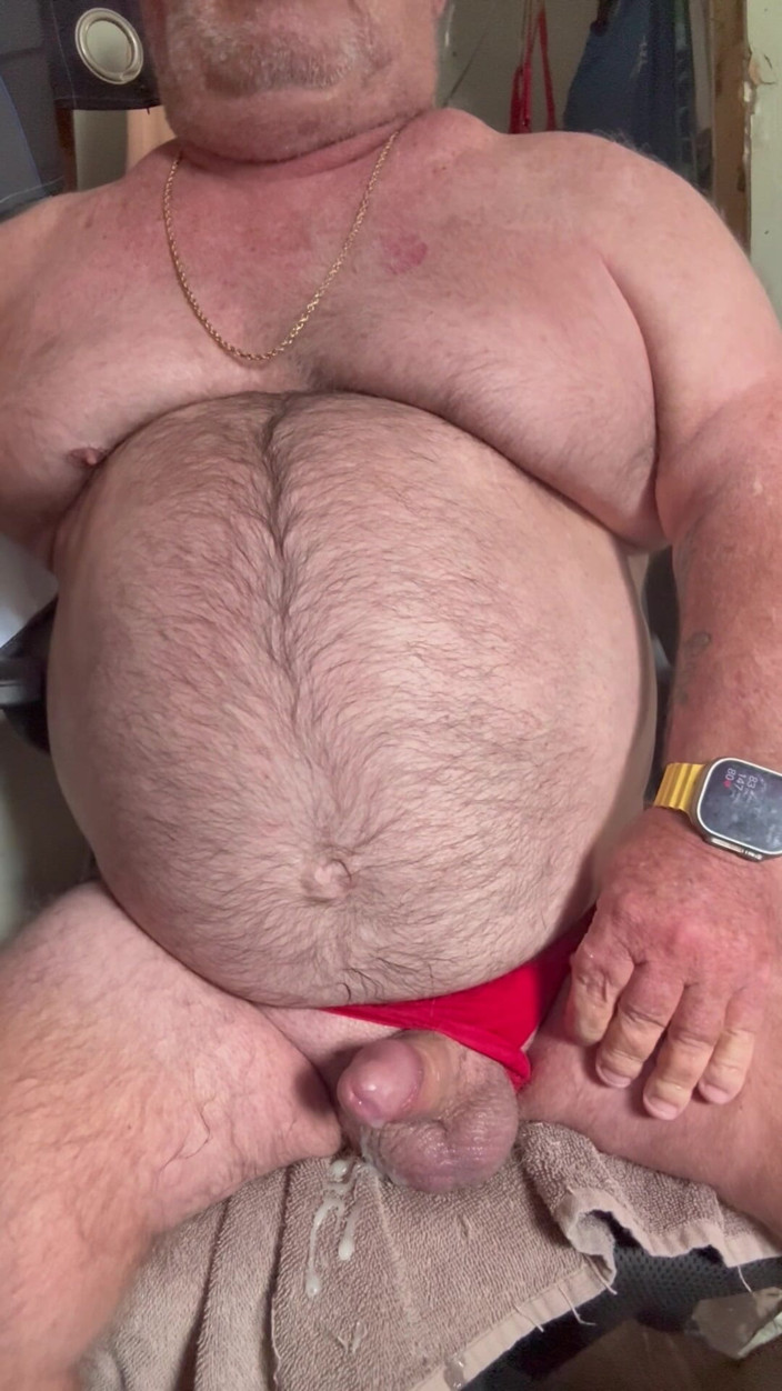 Mark Fletcher: Mark Fletcher Piss Soaked Panties, Precum with Lots of Cum
