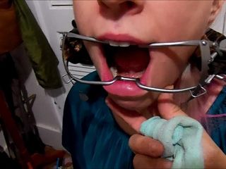 Selfgags classic: The Gag Training of Dolly - part 2