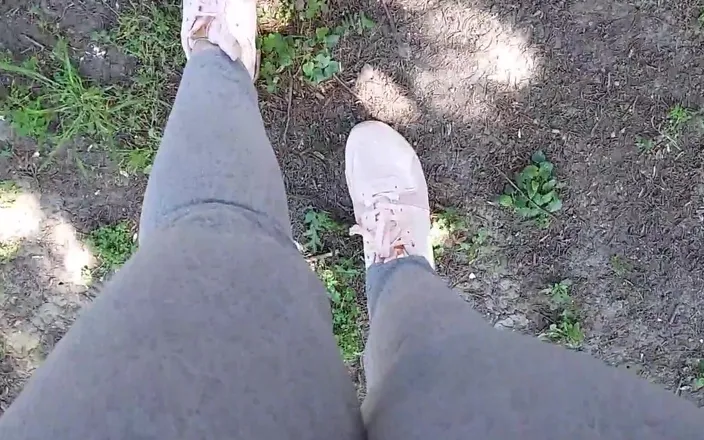 Nicoletta Embassi: In the Park Your Stepsister Can't Hold Back and Pisses...