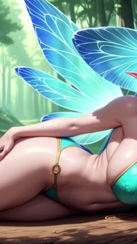 Hot Fairy Women in Forest, Ai Animation
