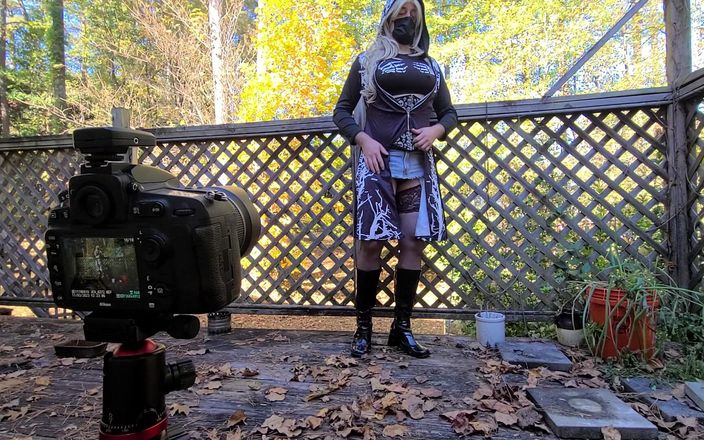 Jon Screcrow: Travestiet Jon Scarecrow Bts fotoshoot