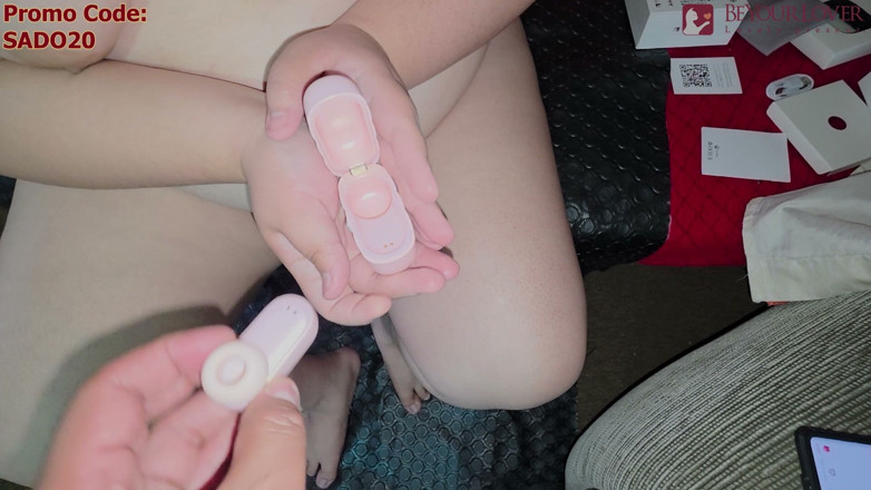 Sado Hentai: Questo vibratore Byurlover Earpod Alggie a succhione il mio culo...