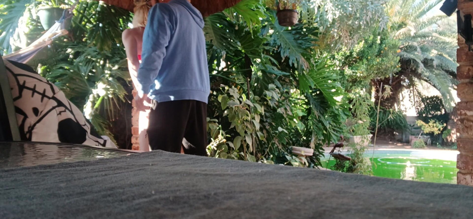 Bigjoefuckalott: Divertirsi in Giardino Biondo Succhiare Il Cazzo
